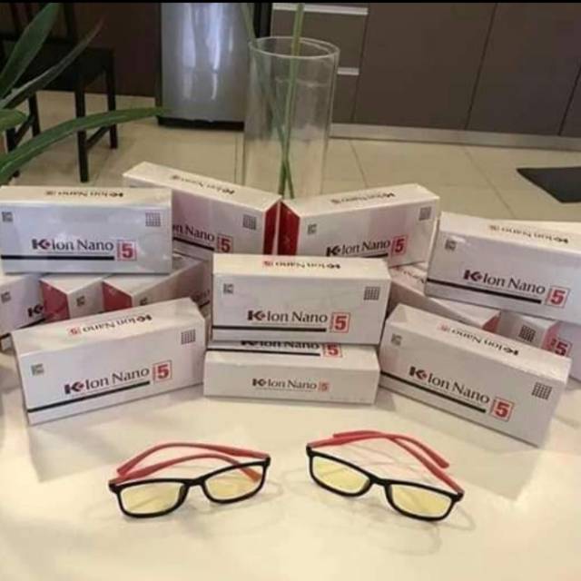 Kacamata terapi kesehatan k ion nano premium 5 asli original