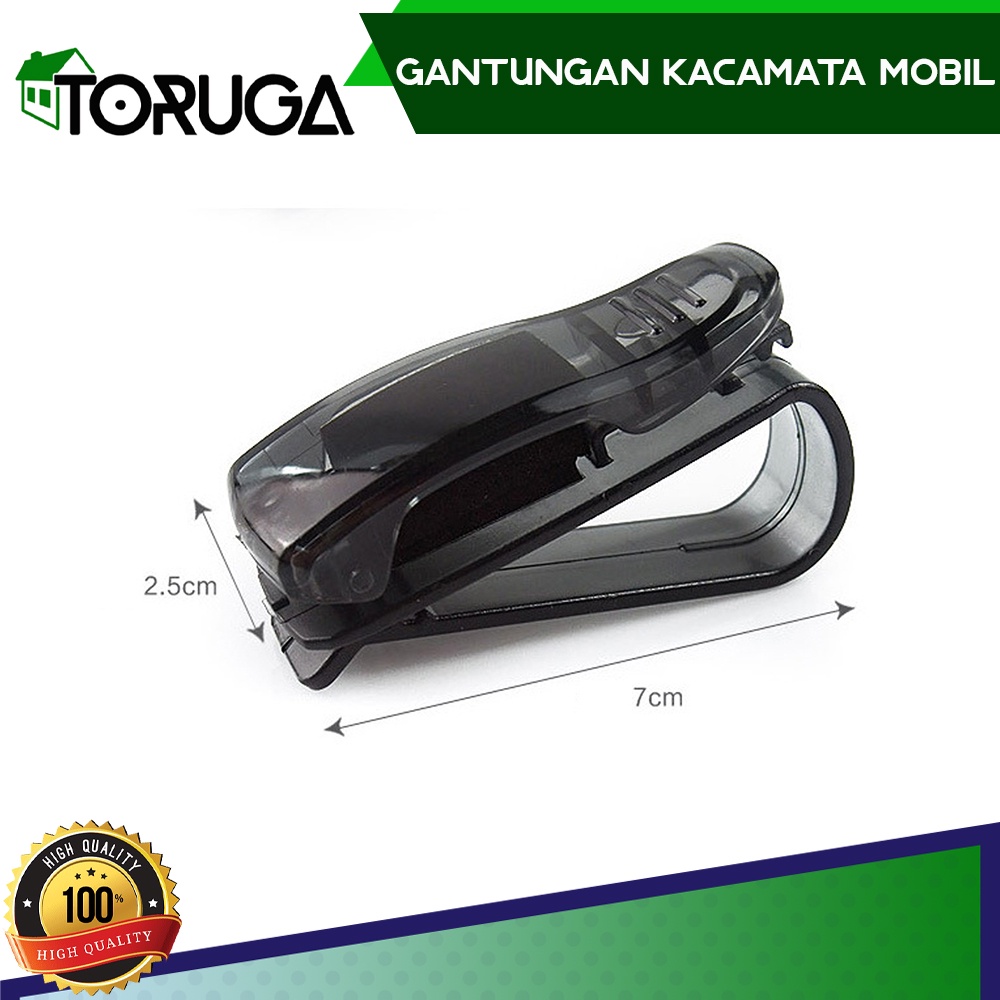 Penjepit Kacamata Mobil Sun Visor - Sunglasses Visor Clip Holder