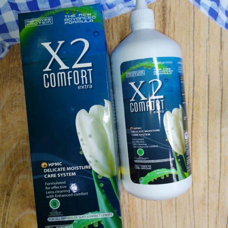 Cairan Softlens X2 Comfort 500ml / Air softlens X2 500ml