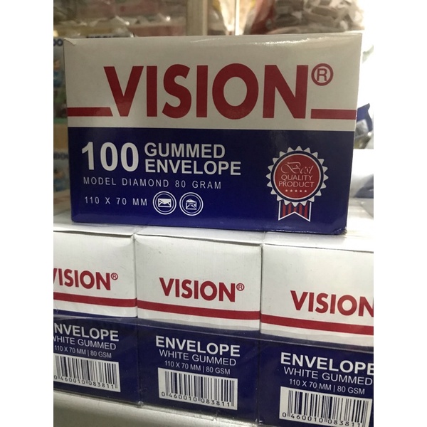

READY AMPLOP VISION KECIL Isi 100 Lembar