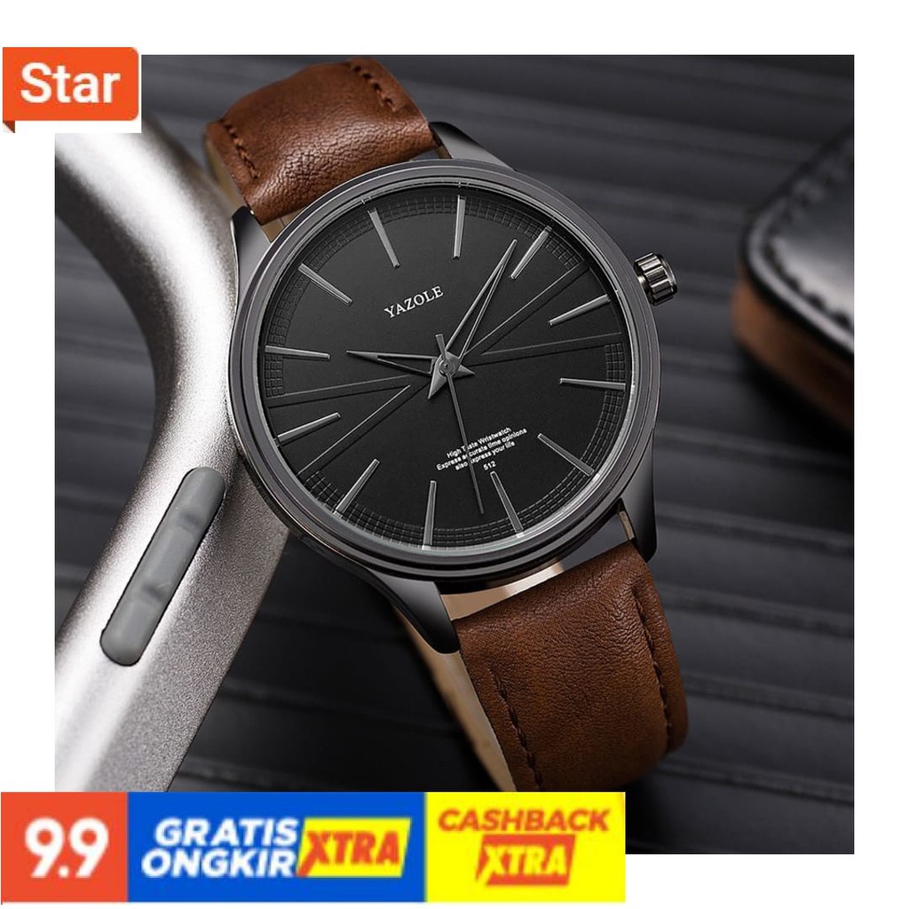 MODEL ANALOG DIGITAL MURAH ANAK REMAJA TERBARU COD / Jam Tangan Pria YAZOLE 512 Quartz Anti Air