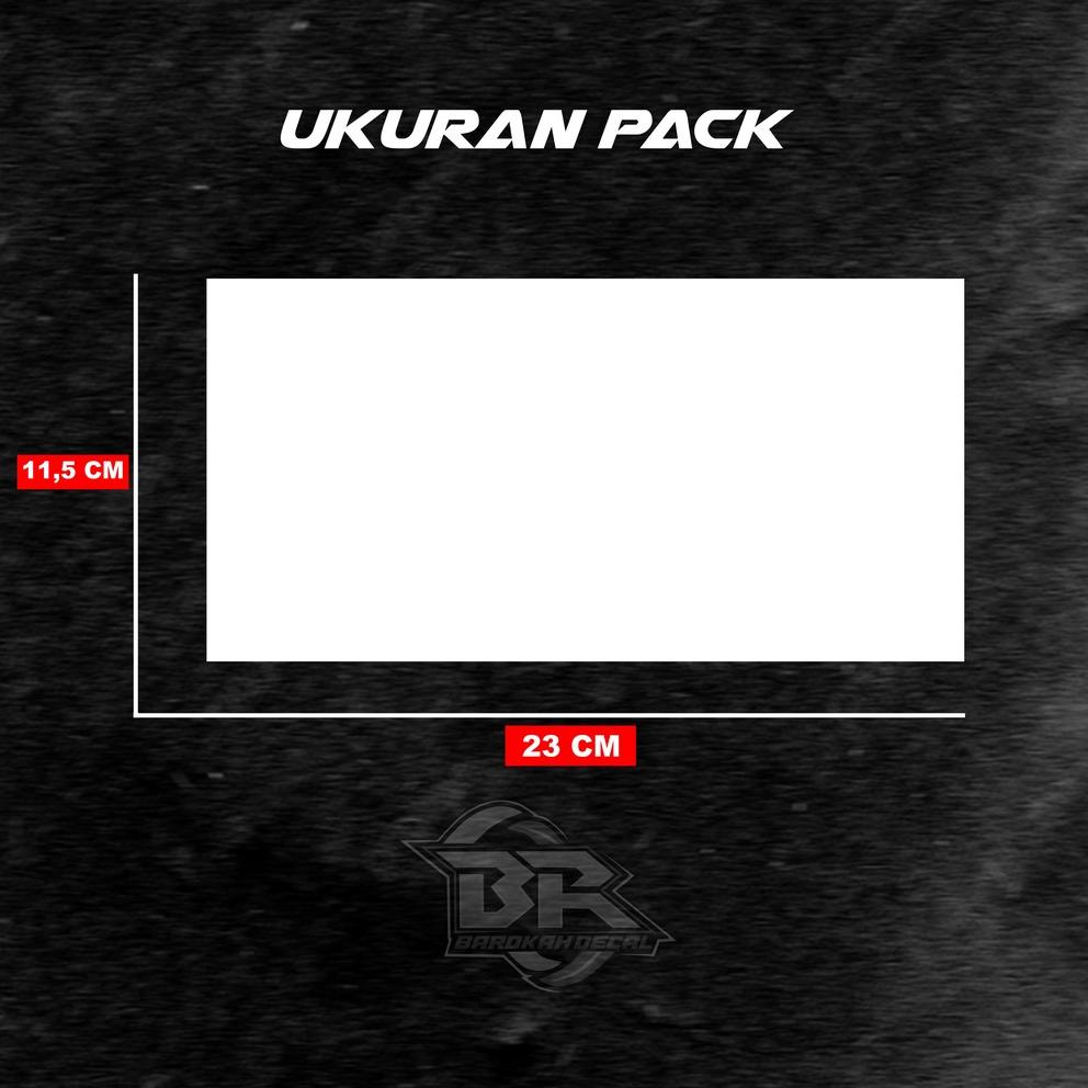 "SKM.20Au22ᴺ" Sticker Racing Print cutt Pack Stiker racing Pack stiker motor