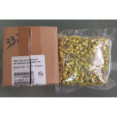 Kapasitor MKM 332  33nf  332J100v