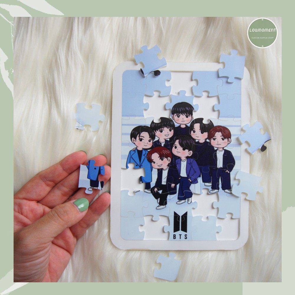Puzzle Acrylic BTS | BTS Fanart Fila