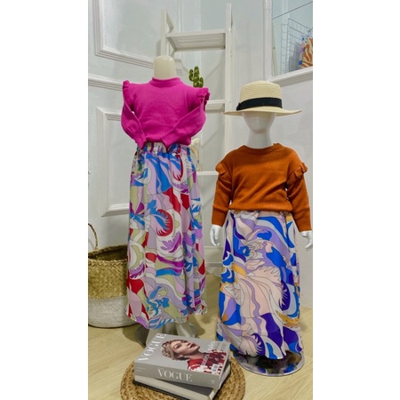 NEW SKIRT BANGKOK IMPORT COUPLE MOM &amp; KIDS PREMIUM/ROK IMPORT BANGKOK