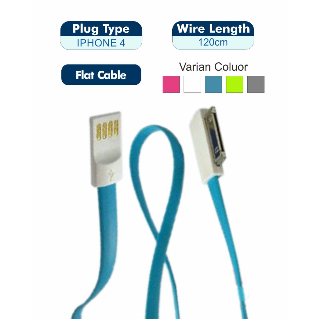 KABEL USB YINS LONG 1.2M I P H O N E 4