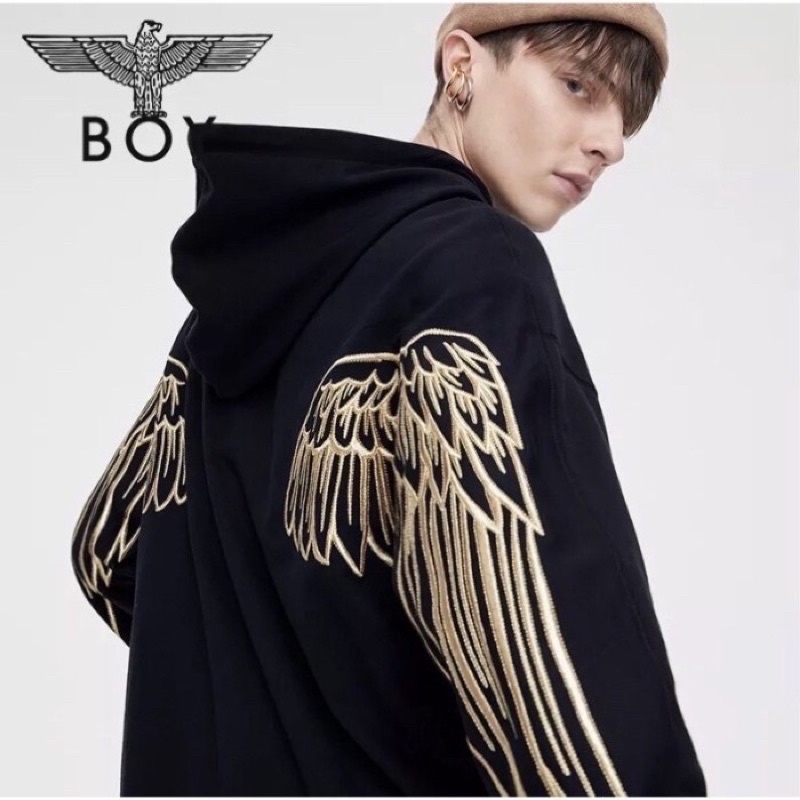 BOY22 HOODIE BOY LONDON PRIA WANITA ASIA EROPA FULL BORDIR