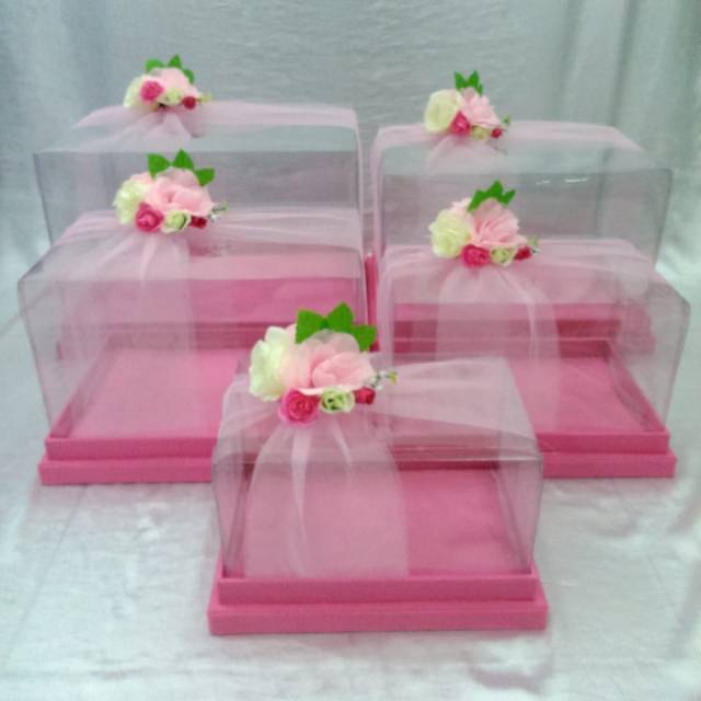 Kotak seserahan 1 set isi 5