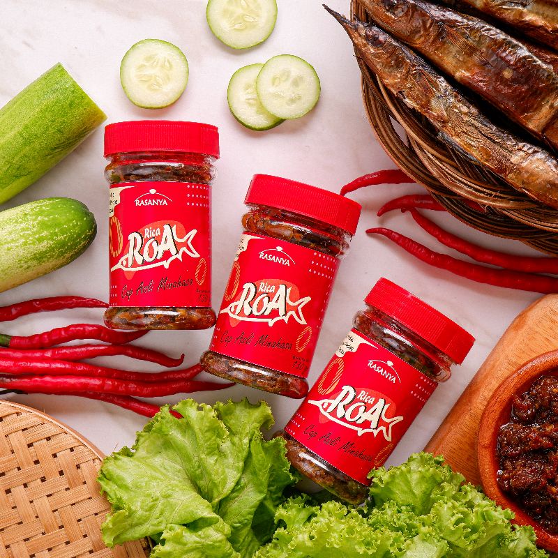 SAMBAL ROA ASAP/SAMBEL ROMAJU - BOTOL 130g