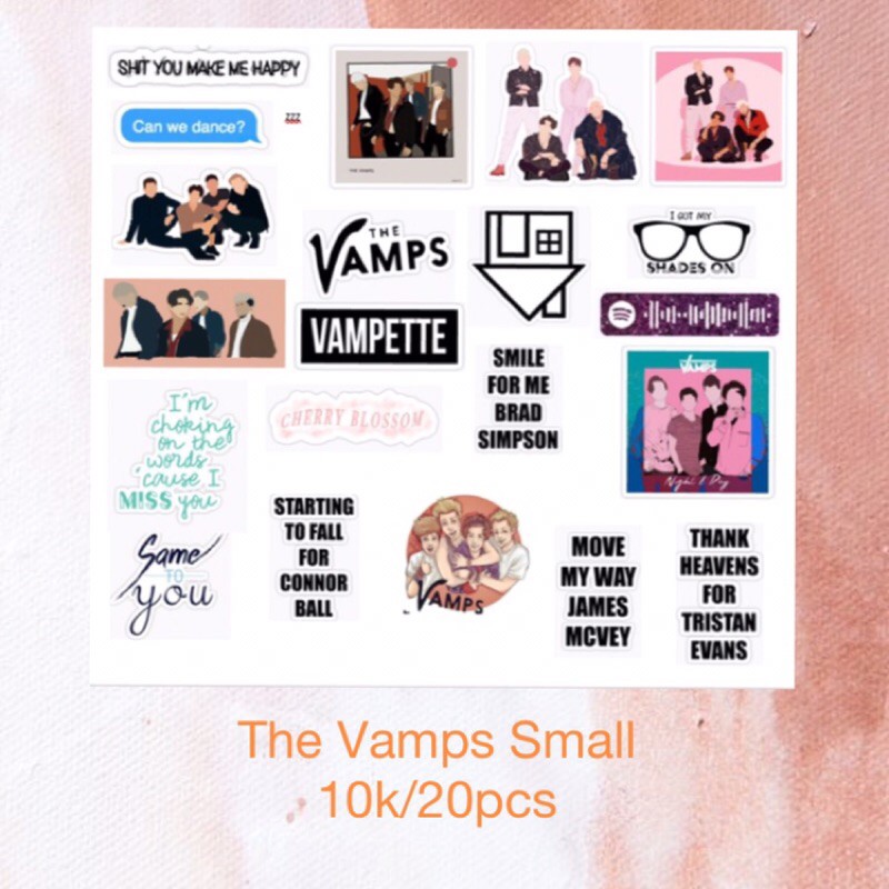 

Sticker The Vamps Lucu | Stiker murah case hp laptop