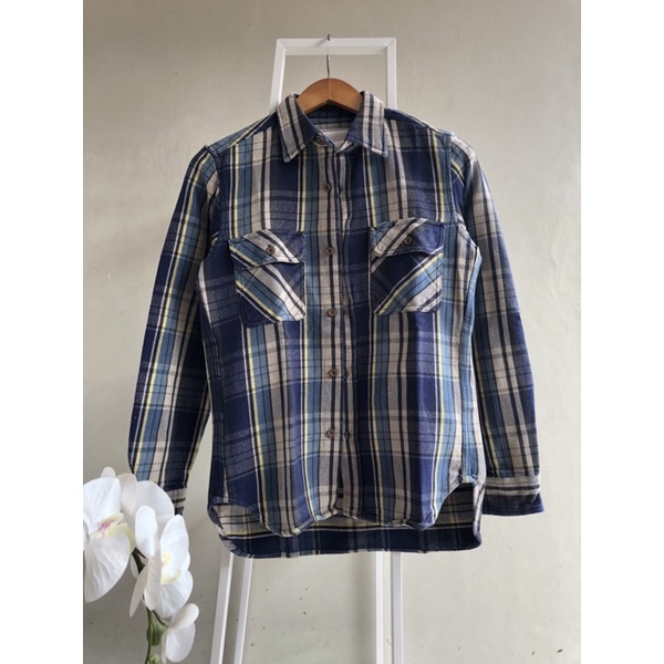 Kemeja Flannel Flanel Heavy Weight Avirex USA