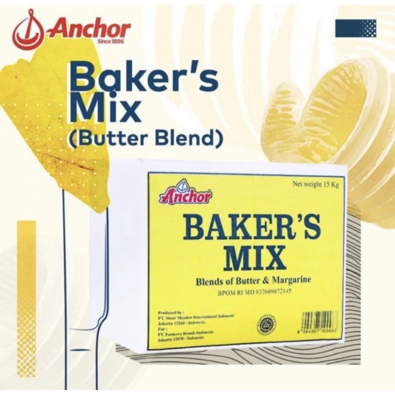 

Anchor Bakers X 1 Kg Butter Blending Margarine Serbaguna