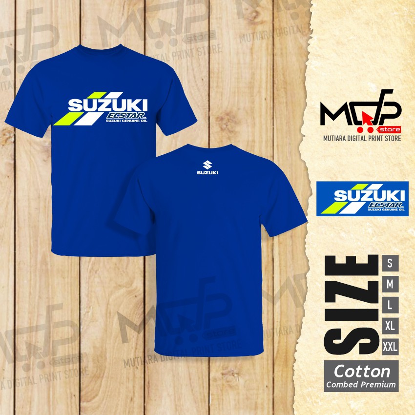BAJU KAOS SUZUKI ECSTAR OTOMOTIF MOTOGP PRIA WANITA - MDPRINTSTORE