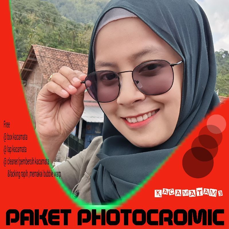 kacamata photocromic antiradiasi boleh pilih yang blueray bisa normal minus plus cilinder tergantung permintaan sampai minus 5 cyl 2 harga masih sama tulis saja pesanan kaka di catatan saat order free box lap cairan pembersih kode 8261 size 50-18-140