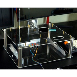 Casing CPU ATX Acrylic PC Komputer Open Air Benchtable