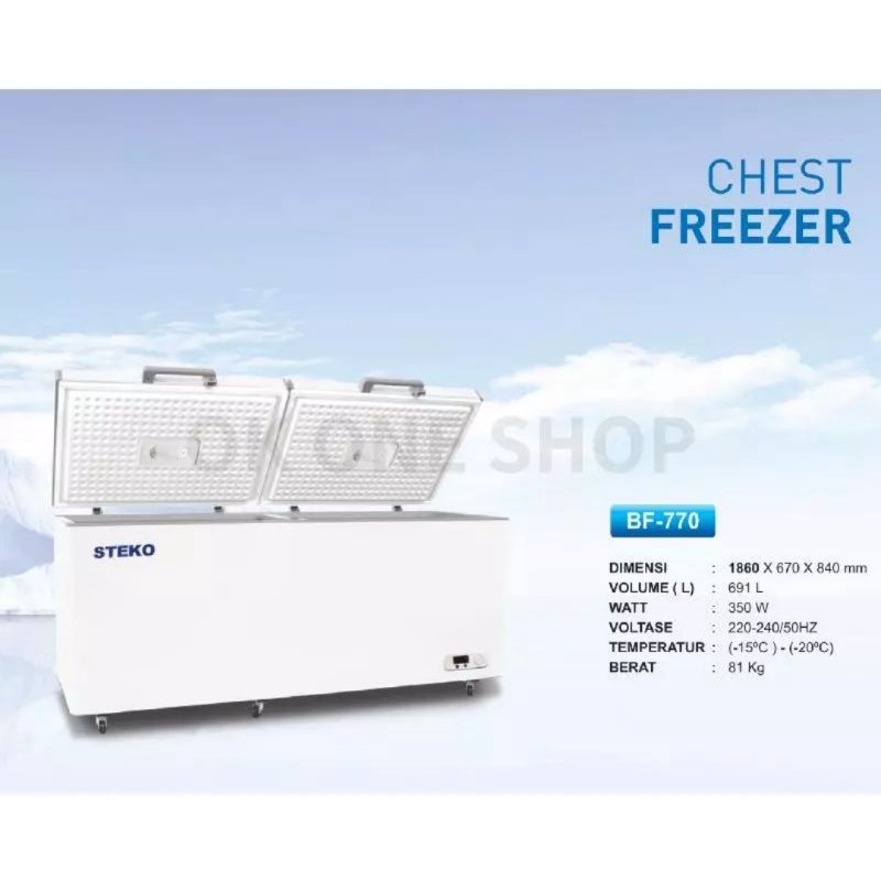 Steko box freezer / Chest freezer BF-620 608L