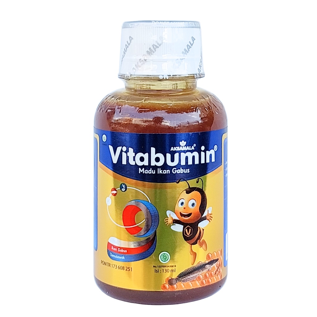 Madu Vitabumin 130ml dengan albumin ikan gabus Original Asli Baru