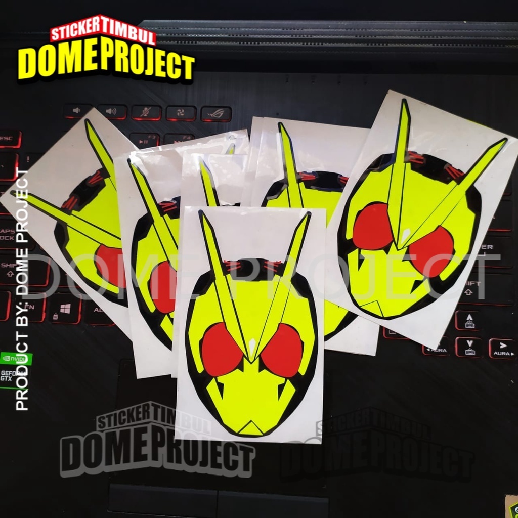 [PROMO BUY 3 GET 1] KAMEN RIDER ZERO ONE STICKER CUTTING STIKER AKSESORIS SEPEDA MOTOR