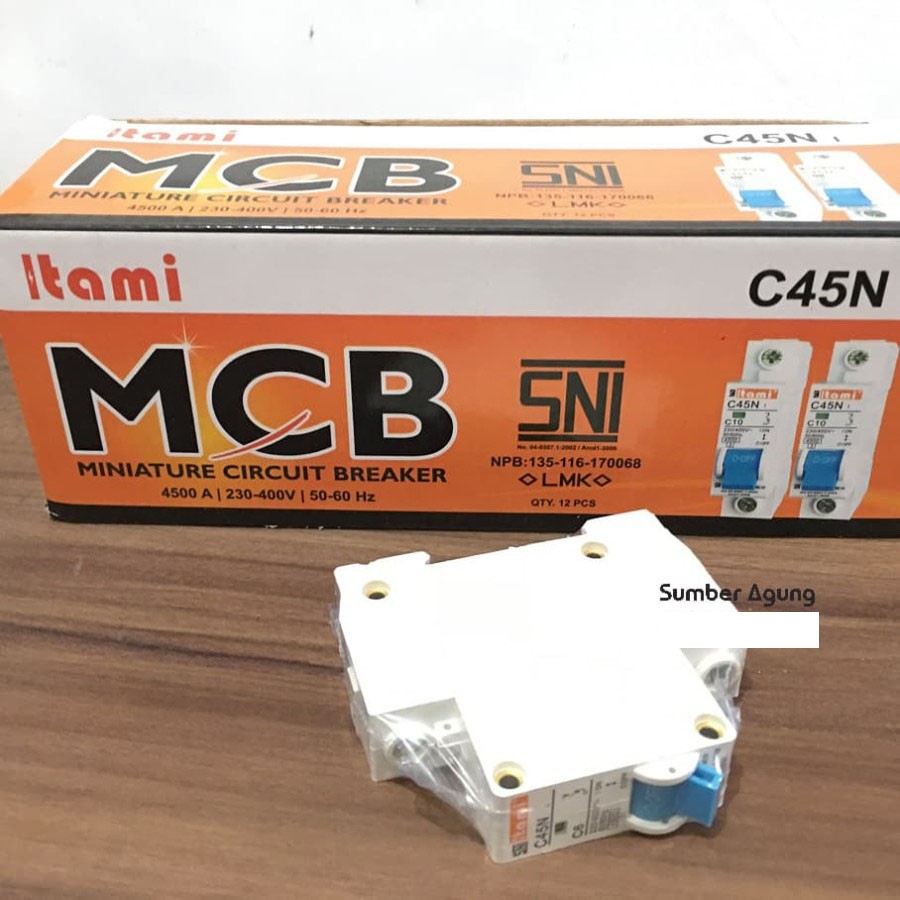 MCB ITAMI 2A 4A 6A 10A Murah Berkualitas Baru Standar SNI LMK