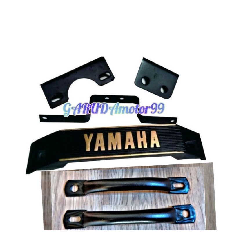 KUMIS KUMISAN RX KING set begel dan pangkon lampu tembak rx king