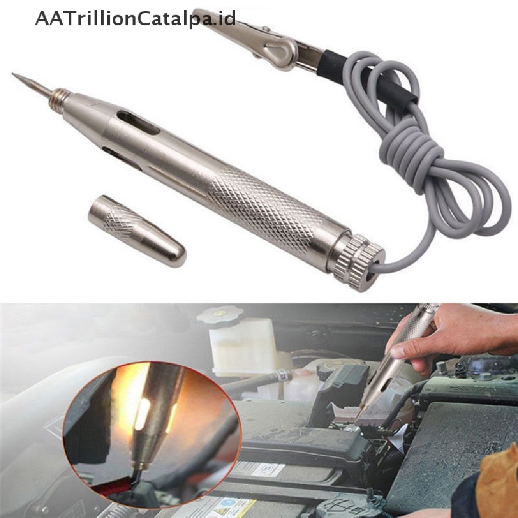 Aatrillioncatalpa DC 6-24V Pen Detektor Tegangan Sirkuit Lampu Mobil