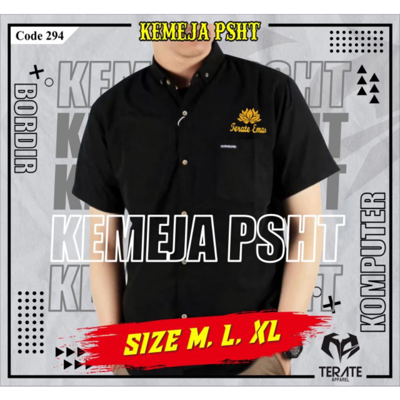 KEMEJA TERATE EMAS KEMEJA PSHT KEMEJA KEREN