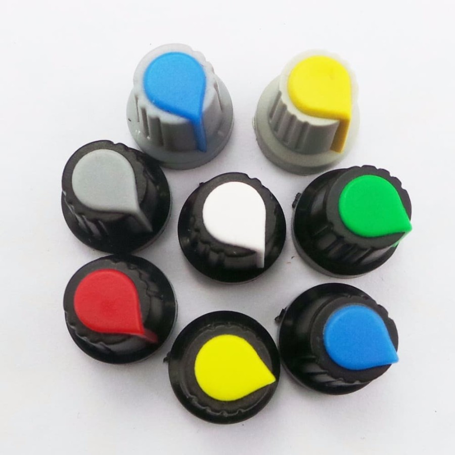 Knop Knob Potensio Mixer Warna Tutup Potensiometer Putar Volume Adjust
