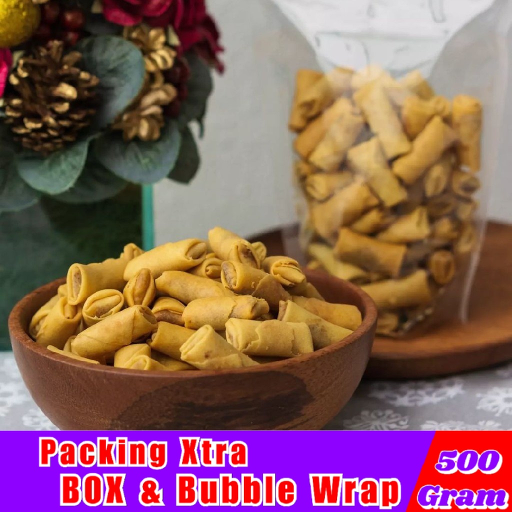 

Sumpia Udang 500gr Khas Cirebon / Udang Sumpia Cirebon - Hufaida Snack makanan ringan
