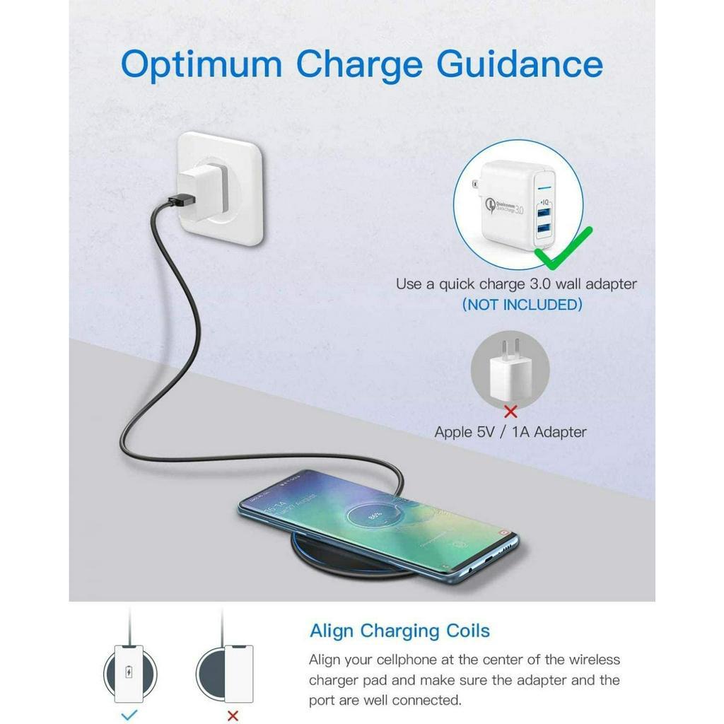 15W Wireless Charger Fast Charging Pad Q18