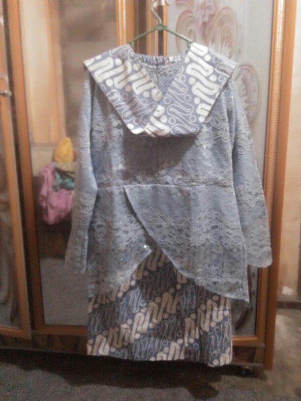 [new Product] Wou Batik Couple Zaina Kebaya Brokat Premium Mix Payet Mutiara Batik Couple Modern