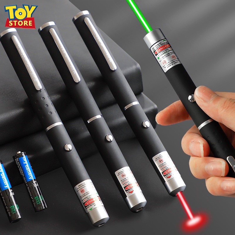 Pen Laser Pointer 5mw Warna Merah Hijau Biru Ungu Untuk Kucing Anjing