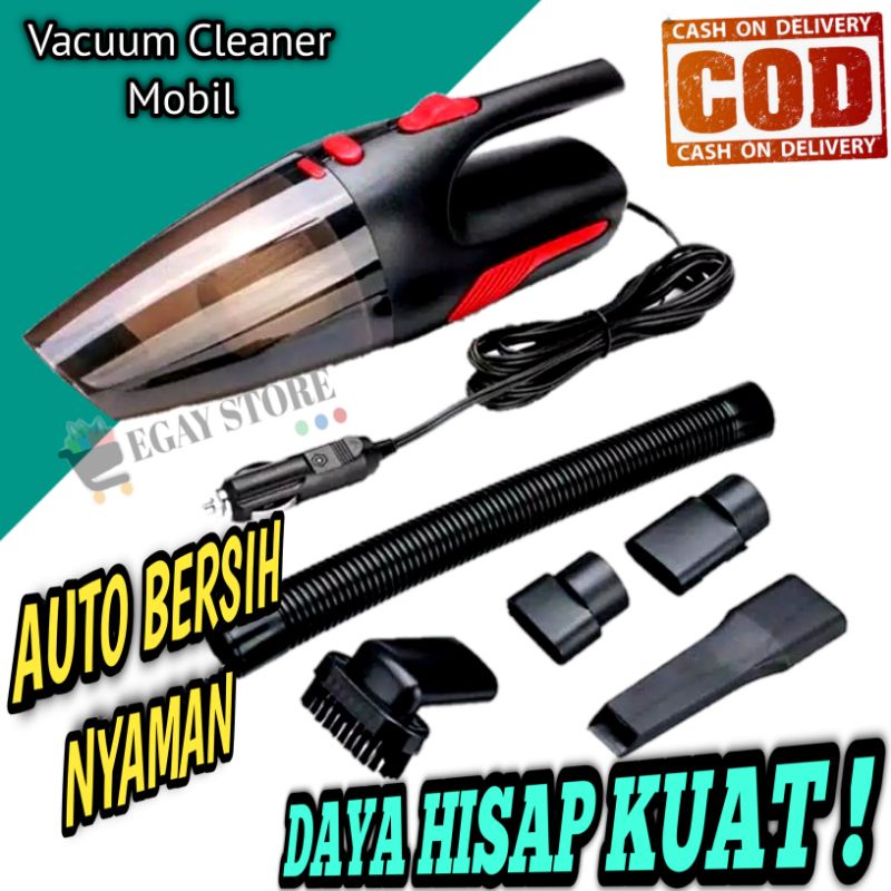 VACUUM CLEANER MOBIL PENYEDOT DEBU VACUM VAKUM PEMBERSIH INTERIOR MOBIL PORTABLE 12V 120W MURAH