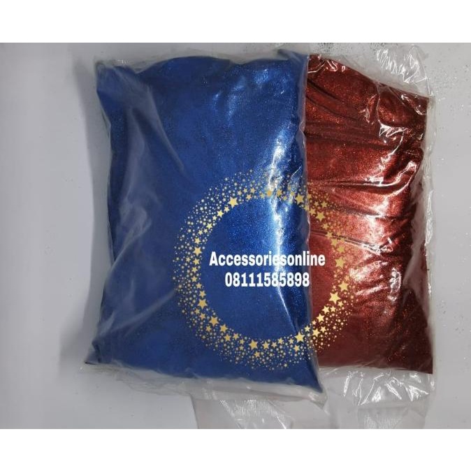 

TERLARIS!!! GLITER BUBUK 1/2 KG / Gliter bubuk warna-warni