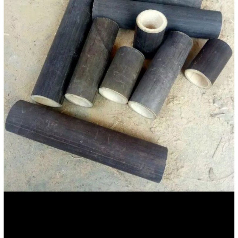 bambu hitam / potongan bambu hitam