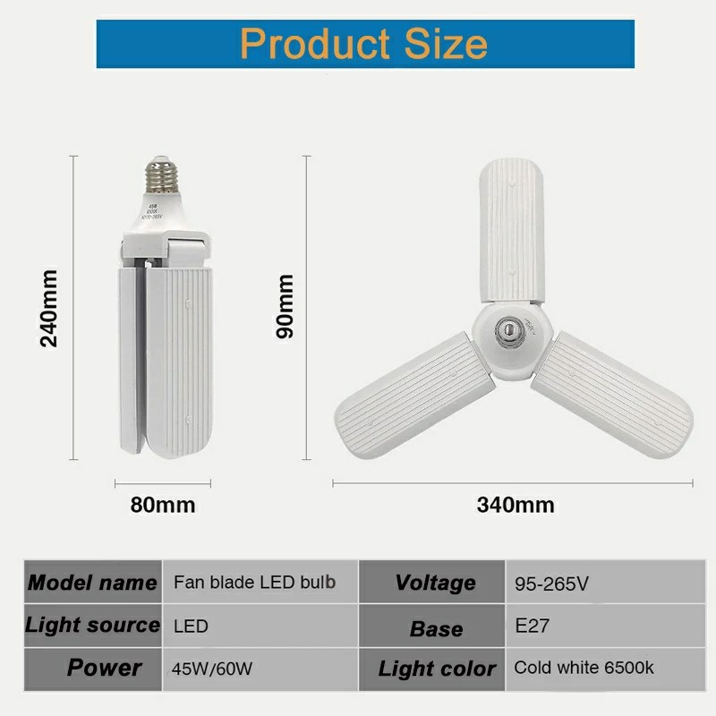 Lampu LED 45Watt Model Kipas Angin Gantung Lampu Led Gantung