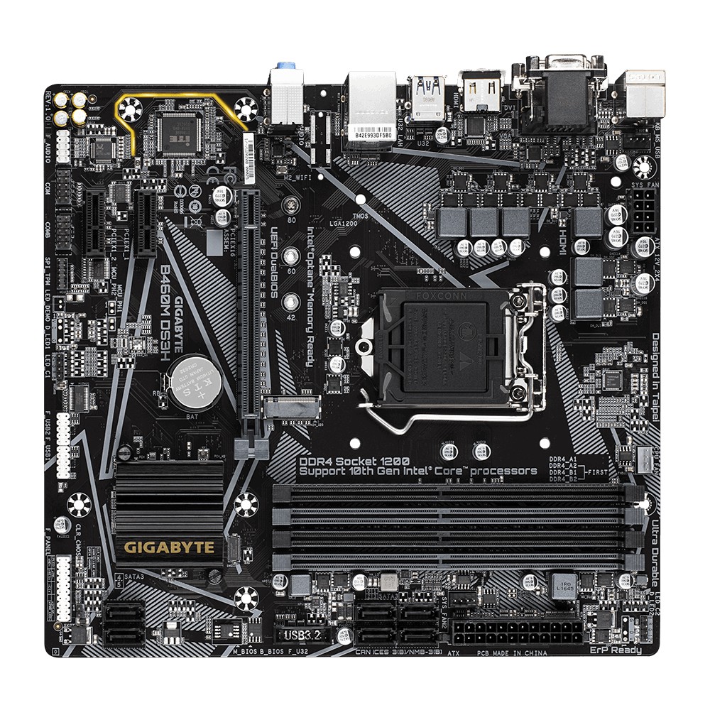 GIGABYTE MOTHERBOARD B460M DS3H