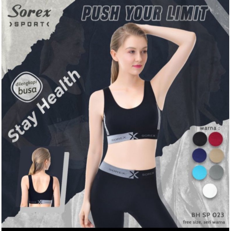 Stelan set legging senam dan bra sport Sorex 4082