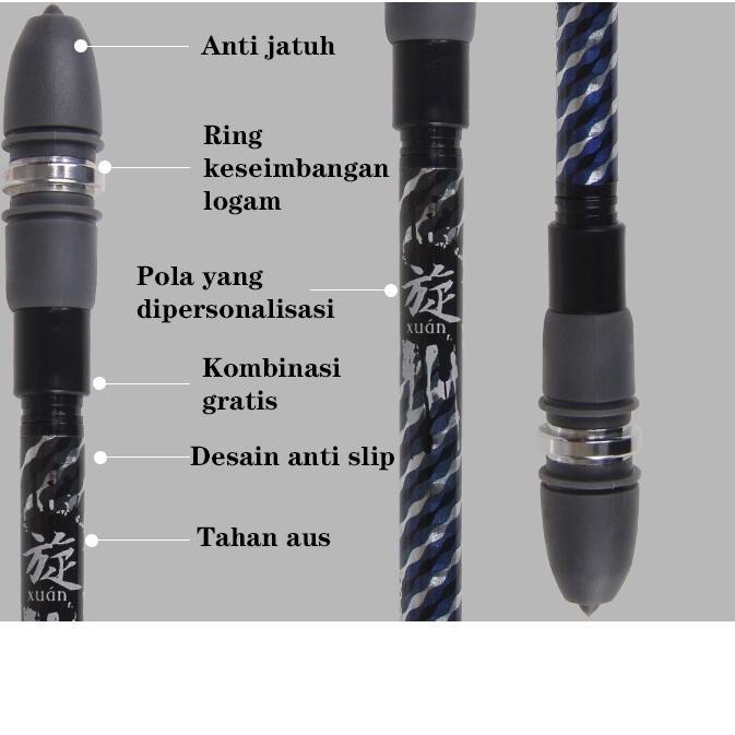 

Langsung Order Pen Gel Berputar/Twirling Spinning Pen/Finger Playing Spinning Pen..