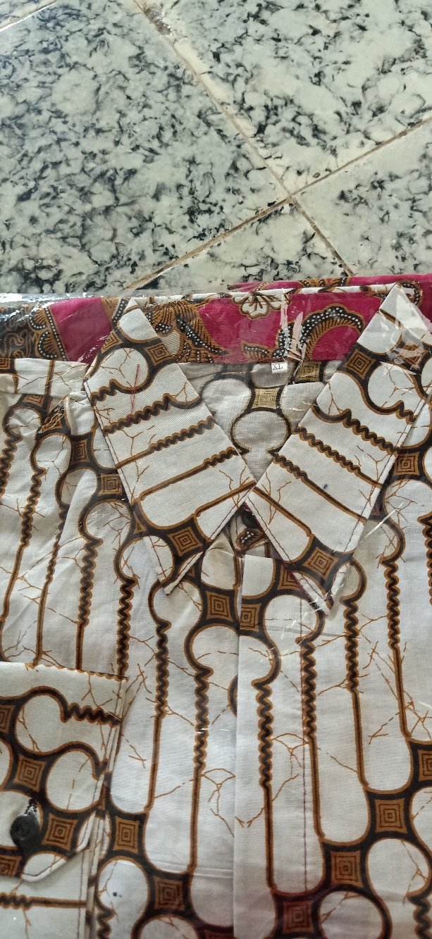 Batik Couple Keluarga Sania Ruffle Ori Ndoro Jowi Dnt Motif Seno Merah.s.m.l.xl.xxl.