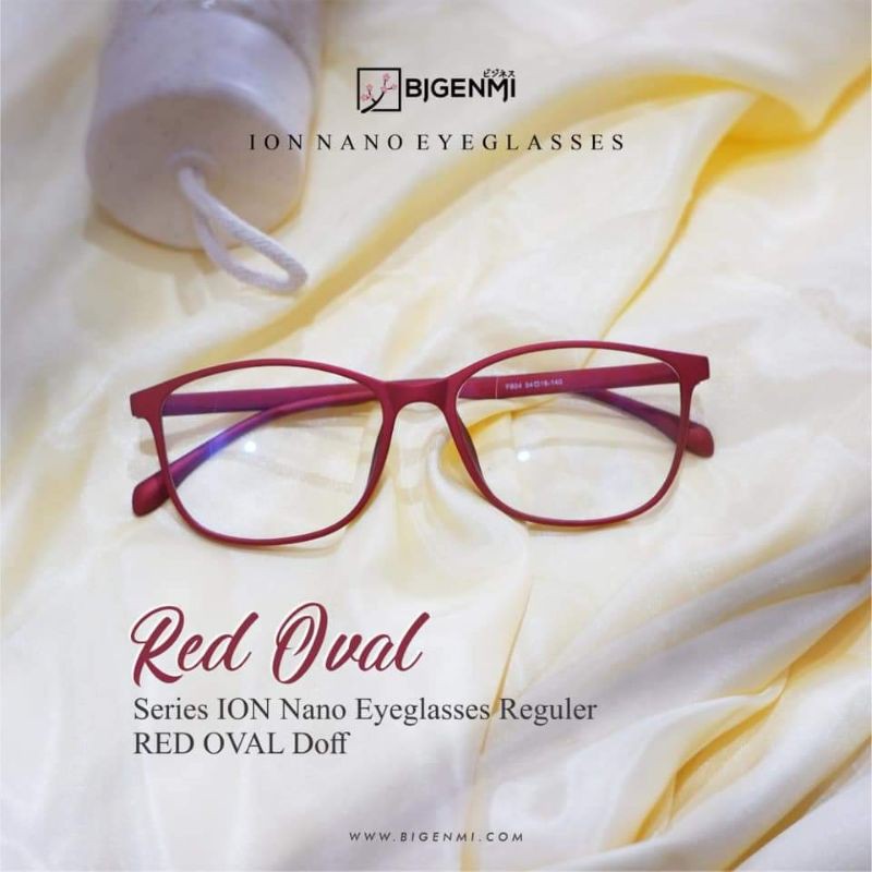 kacamata ion bigenmi red oval