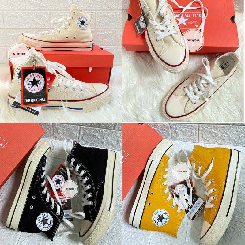 Sepatu Converse All Star 70S EGRET HIGH BNIB TOP PREMIUM QUALITY