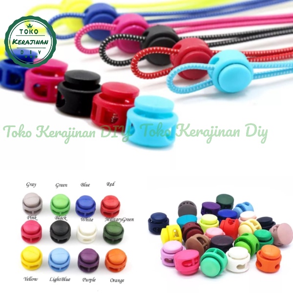 Stoper Tali Masker Warna Doff Stoper Klaskon Tas Jaket