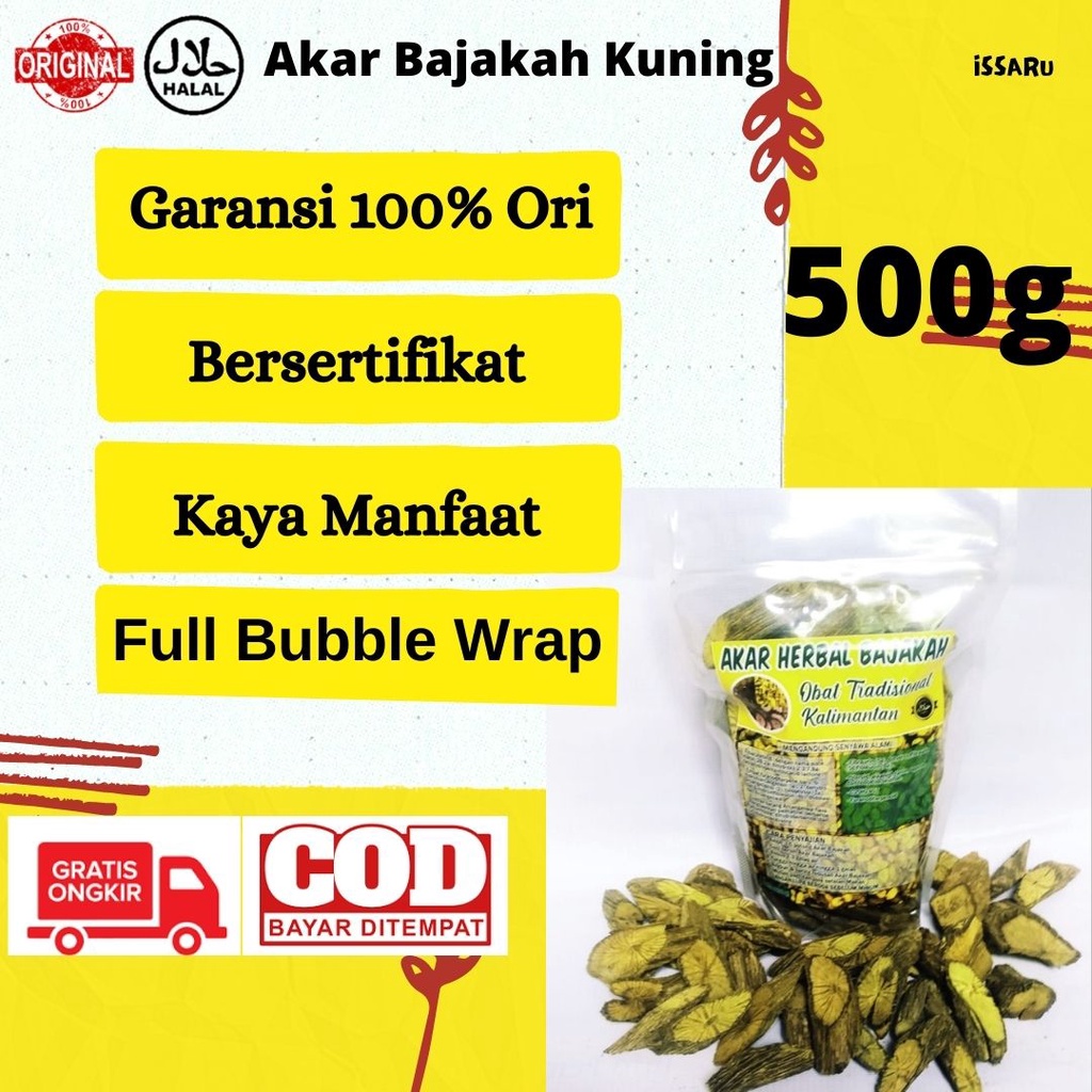 

Akar Kayu Bajakah Kuning Asli Kalimantan - Berat 500gr