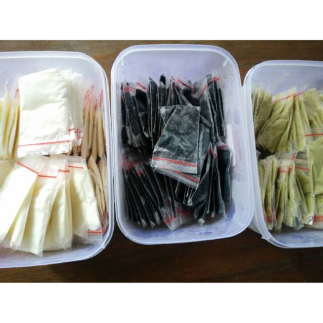 Masker kefir kemasan sachet