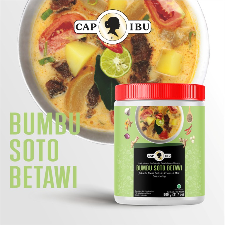 CAP IBU Bumbu Soto Betawi Kemasan Pot