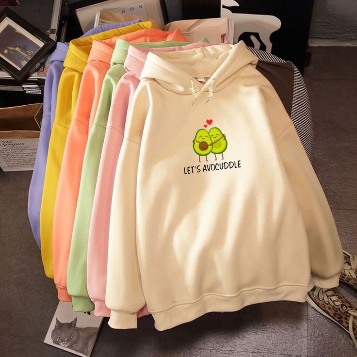 HOODIE WANITA LETS AVOCUDDLE // ATASAN WANITA LUCU BAHAN FLEECE TEBAL HALUS PREMIUM TERBARU,