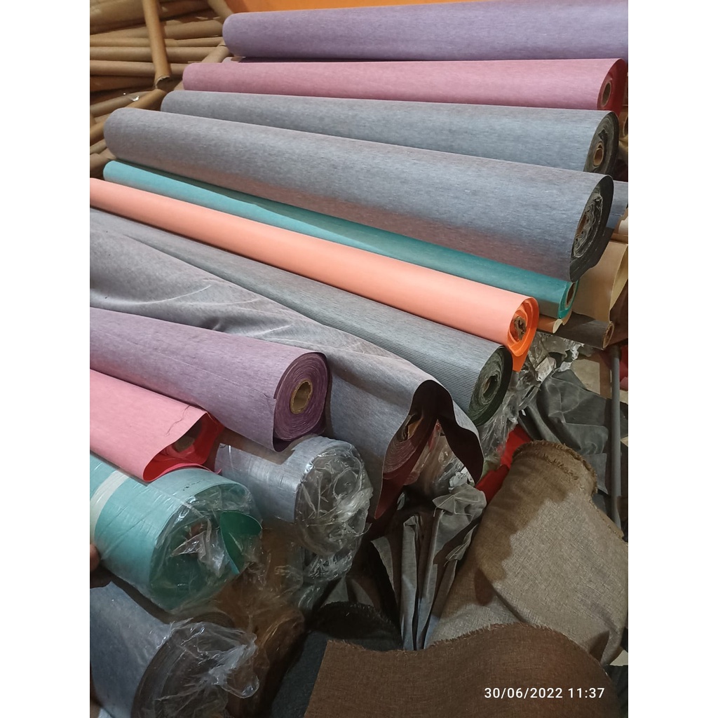 ROLL (40 METER ) Bahan Kain oscar / kulit sintetis (Kualitas Standar)