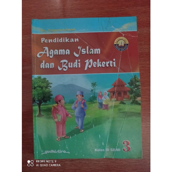 BEKAS Buku Pendidikan Agama Islam dan Budi Pekerti kelas 3 SD Yudhistira