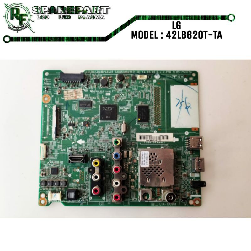MB TV LED LG 42LB620T -TA Mainboard tv led lg 42lb620 t Mesin 42LB620