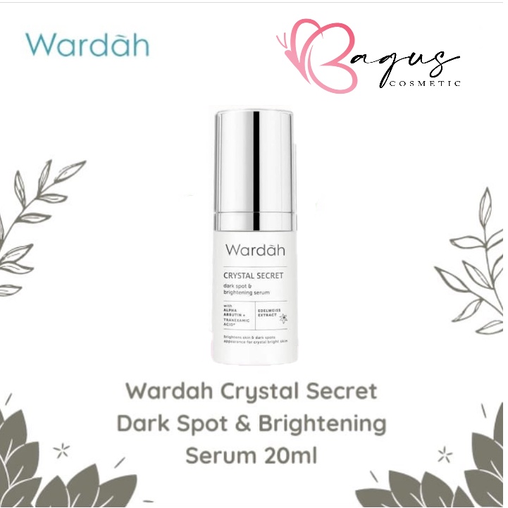 ⭐ BAGUS ⭐ WARDAH CRYSTAL SECRET DARK SPOT &amp; BRIGHTENING SERUM 20ml | Serum Wajah Bekas Jerawat Mencerahkan Glowing